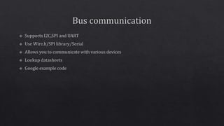 Embedded programming on r pi and arduino