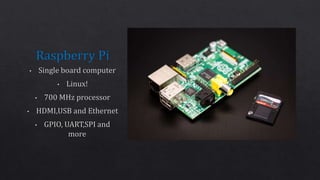 Embedded programming on r pi and arduino