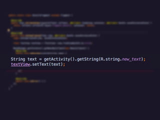 Event based programming in Android