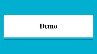 Demo
 