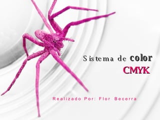 Sistema de  color CMYK  R e a l i z a d o  P o r :  F l o r  B e c e r r a 