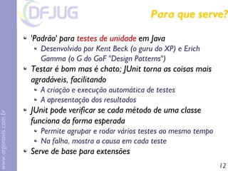 Implementando Implementando eXtreme treme Programming rogramming em em Java Java