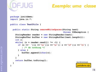 Implementando Implementando eXtreme treme Programming rogramming em em Java Java