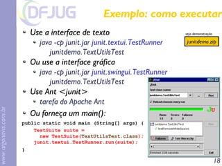 Implementando Implementando eXtreme treme Programming rogramming em em Java Java