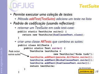 Implementando Implementando eXtreme treme Programming rogramming em em Java Java