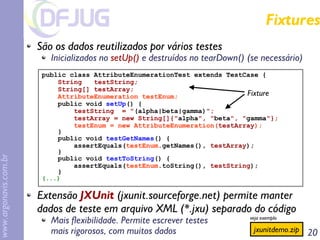 Implementando Implementando eXtreme treme Programming rogramming em em Java Java