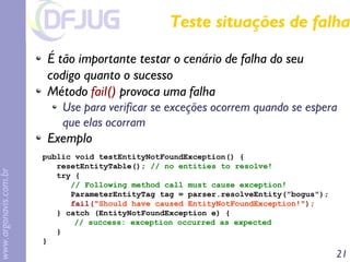 Implementando Implementando eXtreme treme Programming rogramming em em Java Java