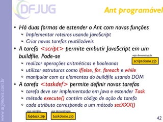 Implementando Implementando eXtreme treme Programming rogramming em em Java Java