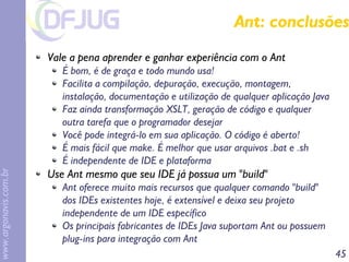 Implementando Implementando eXtreme treme Programming rogramming em em Java Java