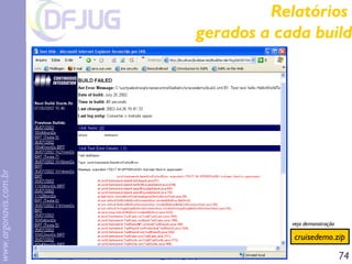 Implementando Implementando eXtreme treme Programming rogramming em em Java Java