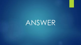 ANSWER
 