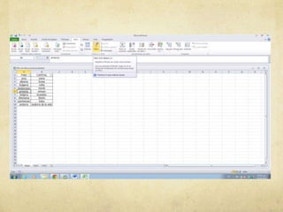 Filtrar datos