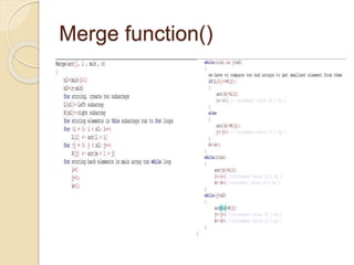 Merge function()
 