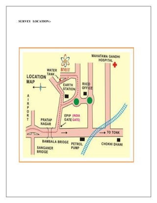 SURVEY LOCATION:-
 