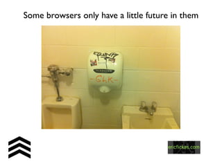 Some browsers only have a little future in them
 