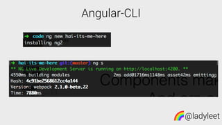 Angular-CLI
@ladyleet@ladyleet
 