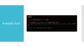 A simple clock
 