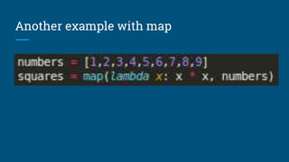 Another example with map
 