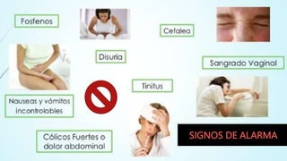 SIGNOS DE ALARMA
 