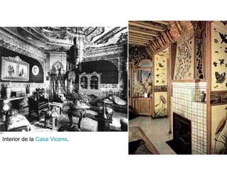 Interior de la Casa Vicens.
 
