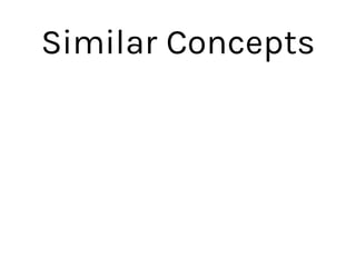 Similar Concepts
 