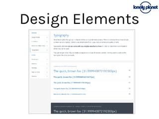 Design Elements
 