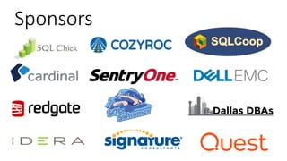 Sponsors
 