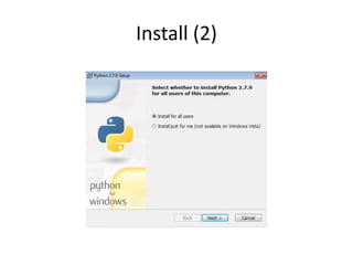 Install (2)
 