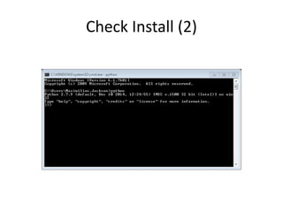 Check Install (2)
 