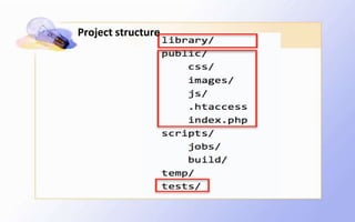 Project structure
 