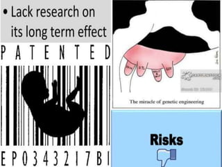 genetically modified organisms. earth and life science