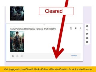 Visit jingagustin.com|Growth Hacks Online –Website Creation for Automated Income
Cleared
 