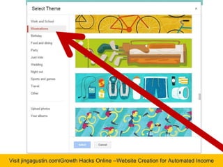 Visit jingagustin.com|Growth Hacks Online –Website Creation for Automated Income
 