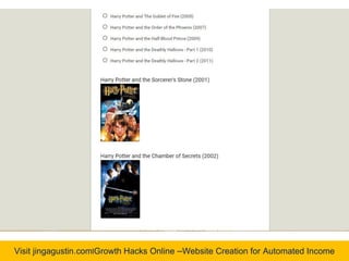 Visit jingagustin.com|Growth Hacks Online –Website Creation for Automated Income
 