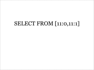 SELECT FROM [11:0,11:1]
 