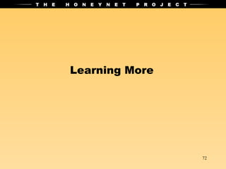 Learning More 
