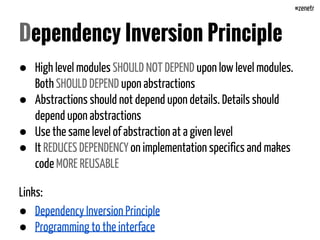 Dependency Inversion Principle
#zenetr
 