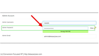 (c) Conversion-Focused VP | http://eleazarjose.com
 