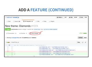 ADD A FEATURE (CONTINUED)
 