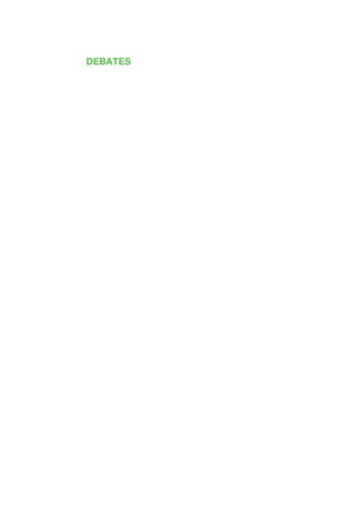 ­DEBATES
 