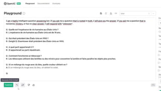 Paris 2021 #seocamp
Cycle Search
Exemple GPT-3 : question & réponse
 