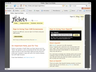 Implementing OpenID
