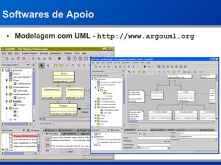 Softwares de Apoio Modelagem com UML -  http://www.argouml.org 