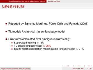 Integrating corpus-based and rule-based approaches in an open-source machine translation system