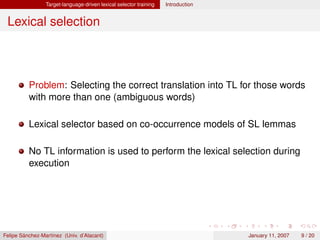 Integrating corpus-based and rule-based approaches in an open-source machine translation system