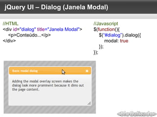 JavaScript Não-Obstrutivo 