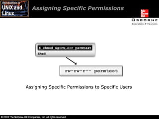 Assigning Specific Permissions  Assigning Specific Permissions to Specific Users 