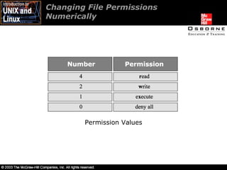 Changing File Permissions  Numerically  Permission Values 
