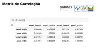 Matriz de Correlação
 
