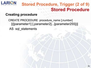 Database construction